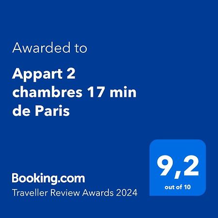 Appart 2 Chambres 17 Min De Paris Rosny-sous-Bois Eksteriør billede